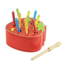Load image into Gallery viewer, Catch The Worm Wooden Educational Toy Learn From Home