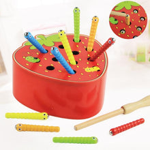 Load image into Gallery viewer, Catch The Worm Wooden Educational Toy Learn From Home