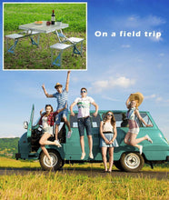 Load image into Gallery viewer, Foldable Picnic Table Set