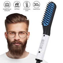 Load image into Gallery viewer, Multi-functional Hair Comb Beard Straightener