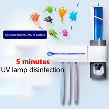 Load image into Gallery viewer, Antibacterial UV Toothbrush Sterilizer