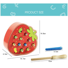 Load image into Gallery viewer, Catch The Worm Wooden Educational Toy Learn From Home