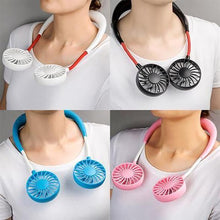 Load image into Gallery viewer, Rechargeable Neckband Fan - Keep Cool Wherever You Are!