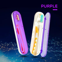 Load image into Gallery viewer, Portable UV Antibacterial Toothbrush Storage Box