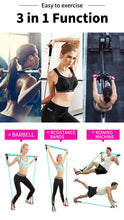 Load image into Gallery viewer, Portable Pilates Bar Kit With Resistance Band Exercise Stick