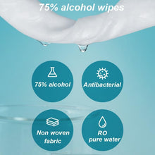 Load image into Gallery viewer, Disposable Antibacterial Wipes for Skin and Surfaces