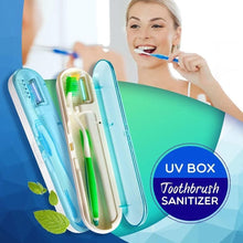 Load image into Gallery viewer, Portable UV Antibacterial Toothbrush Storage Box
