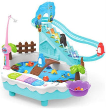 Load image into Gallery viewer, Fishing Penguin Interactive Toy