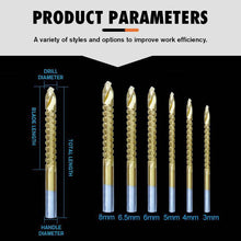 Load image into Gallery viewer, Cobalt Drill Bit Set (6pcs)
