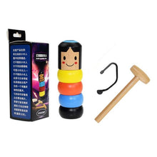 Load image into Gallery viewer, Little Wooden Man Who Can't Beat Interesting Magic Toy