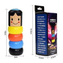 Load image into Gallery viewer, Little Wooden Man Who Can't Beat Interesting Magic Toy