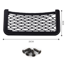 Load image into Gallery viewer, Auto Storage Net Bag with Sticker Elastic Storing Net Car Styling Inner Accessories