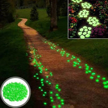 Load image into Gallery viewer, Glow-In-The-Dark Luminous Garden Pebbles - 100pcs