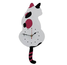 Load image into Gallery viewer, Swinging Tail Pet Wall Clock