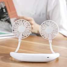 Load image into Gallery viewer, Rechargeable Neckband Fan - Keep Cool Wherever You Are!