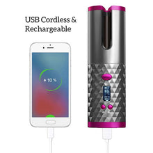 Load image into Gallery viewer, Wireless Portable Rotating Ceramic Hair Curler