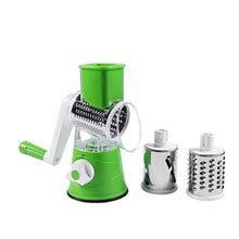 Load image into Gallery viewer, Manual Multifunctional Round Mandoline Slicer Potato Cheese Vegetable Cutter Slicer Kitchen Gadgets