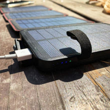 Load image into Gallery viewer, Solar Powered Battery Bank - Wireless Charger