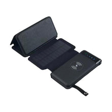 Load image into Gallery viewer, Solar Powered Battery Bank - Wireless Charger