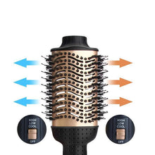 Load image into Gallery viewer, Gold Pro One-Step Hair Dryer Brush