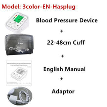 Load image into Gallery viewer, Backlit Automatic Blood Pressure Monitor