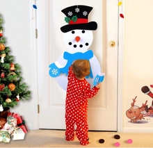 Load image into Gallery viewer, DIY felt christmas tree/snowman
