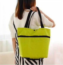 Load image into Gallery viewer, Shopping bag folding green bag
