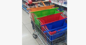 Foldable Reusable Shopping Cart Bags 4pcs