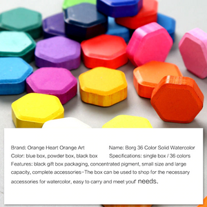 36 Color Watercolor Paint Set