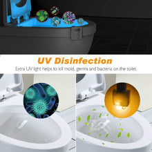 Load image into Gallery viewer, UV Sanitizer Toilet Motion Sensor Light (16 Colors)
