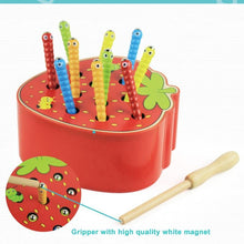 Load image into Gallery viewer, Catch The Worm Wooden Educational Toy Learn From Home
