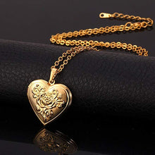 Load image into Gallery viewer, Romantic Heart Locket Gold + Silver
