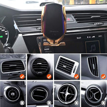 Load image into Gallery viewer, Wireless Automatic Sensor Car Phone Holder And Charger
