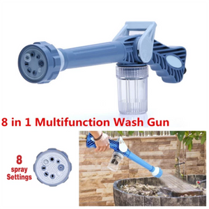 8-in-1 Multi-function Watering Flower Car Wash Cleaning Water Gun