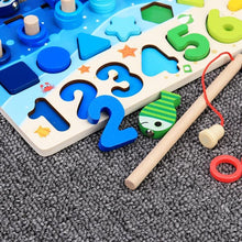 Load image into Gallery viewer, Educational Wooden Counting Toy
