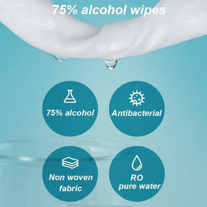 Disposable Antibacterial Wipes for Skin and Surfaces