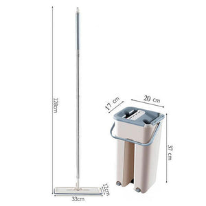 Flat Squeeze Automatic Avoid Hand Washing Mop