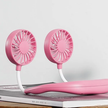 Load image into Gallery viewer, Rechargeable Neckband Fan - Keep Cool Wherever You Are!
