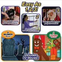 Load image into Gallery viewer, Window Wonderland Projector for Halloween &amp; Christmas
