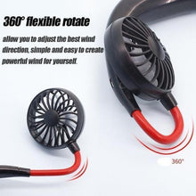 Load image into Gallery viewer, Rechargeable Neckband Fan - Keep Cool Wherever You Are!
