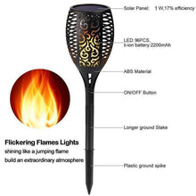 Load image into Gallery viewer, Solar Flame Flickering Lamp Torch
