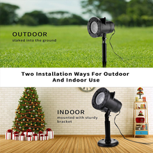 Load image into Gallery viewer, Christmas Halloween Home Decoration Projector Lights 12 Pattern
