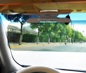 2 in 1 Car Sun Visor Day Night HD Anti Glare Dazzling Goggle Driving Sunshade Mirror