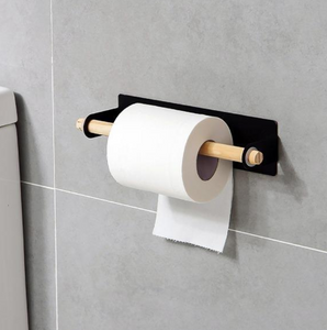 Bathroom Self-adhesive Wall-mounted Roll Paper Towel Holder Rack