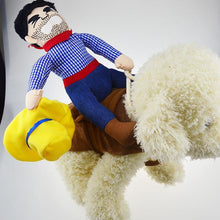 Load image into Gallery viewer, Ride Cowboy Dog Pet Costume Doll Novelty Pet Costume
