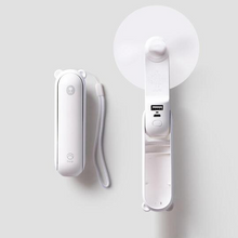 Load image into Gallery viewer, USB Pocket Folding Electric Small Creative Desktop Fan
