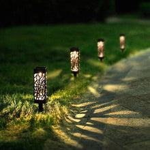 Load image into Gallery viewer, Moroccan Tower Solar Lanterns
