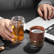Load image into Gallery viewer, Portable Glass Tea Infuser
