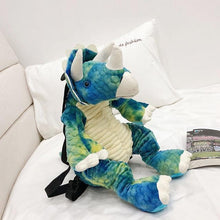 Load image into Gallery viewer, Women's And Children's Cool Cartoon Big Dinosaur Backpack
